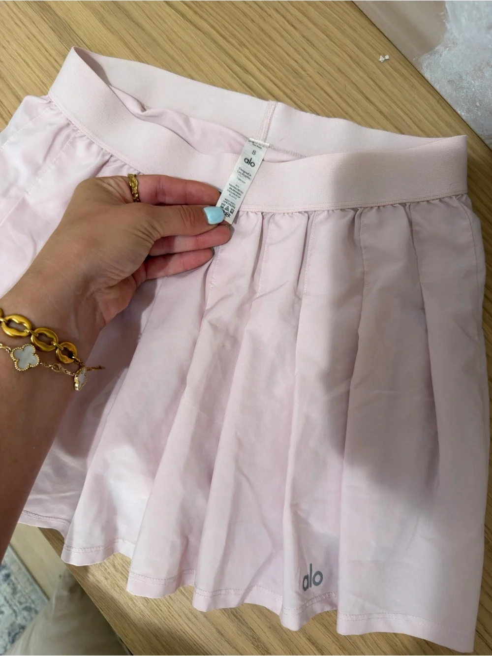 Alo Yoga Pink Skirt and Top Set